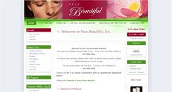 Desktop Screenshot of luvmyface.com
