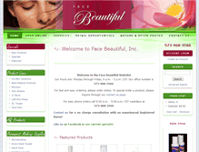 Tablet Screenshot of luvmyface.com